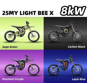 <span class=keywords><strong>จักรยาน</strong></span>ไฟฟ้า Light Bee X รุ่นปี 2026 กำลั<span class=keywords><strong>ง</strong></span>สู<span class=keywords><strong>ง</strong></span> 60 โวลต์ 8 กิโลวัตต์ แบตเตอรี่ลิเธียมในตัว สำหรับ Surron โครงอะลูมิเนียมอัลลอยด์ ระยะทา<span class=keywords><strong>ง</strong></span> 60 กิโลเมตร - Product Image 4