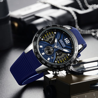 Relogio Masculino MEGIR Hommes Montres Silicone Sport Chronographe Quartz Montre Marque
