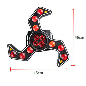 120W đầy đủ màu sắc dẫn di chuyển đèn ánh trăng lưỡi Laser 13pcs Bee Eye Whirl gió Lắc flash cho KTV DJ Disco câu lạc bộ đêm - Product Image 5