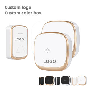 <span class=keywords><strong>Sonnette</strong></span> de porte sans fil Daytech, sonnerie réglable sur 5 niveaux, indication lumineuse clignotante pour visiteurs, <span class=keywords><strong>sonnette</strong></span> de porte extérieure, <span class=keywords><strong>bouton</strong></span> <span class=keywords><strong>étanche</strong></span> - Product Image 1