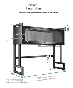 金属多功能水槽碗碟收纳架，家用厨房台面收纳架 - Product Image 1