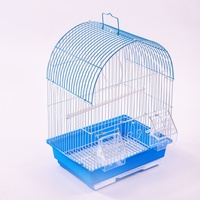 Jaula Premium Grande de Acero Inoxidable para Pájaros y Loros, Plegable, de Doble Capa, con Ruedas, para Uso en Exteriores, Todas las Estaciones