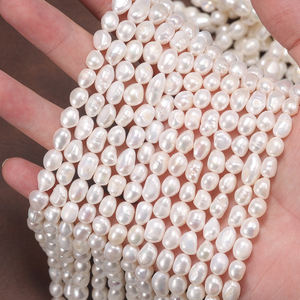 RINNTIN PP1 Collar de Perlas de Agua Dulce Naturales de 7-8 mm 3A al por Mayor, Hilo de Perlas Cultivadas de 14 Pulgadas, Perlas Sueltas al por Mayor - Product Image 2