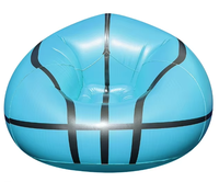 Nouveau canapé gonflable sphérique sur le thème du basketball et du football, design moderne et minimaliste, en PVC respectueux de l'environnement, pour intérieur/extérieur, pour adultes