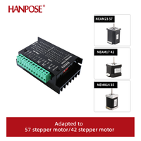 Contrôleur de moteur pas à pas HANPOSE TB6600 amélioré S109aftg pour moteurs NEMA 17 / NEMA 23 – Contrôleur de moteur pas à pas TB6600 pour CNC