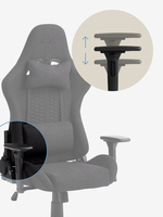 Chaise de jeu de style course en promotion, chaise de bureau ergonomique à dossier haut, siège d'ordinateur inclinable et pivotant avec repose-pieds