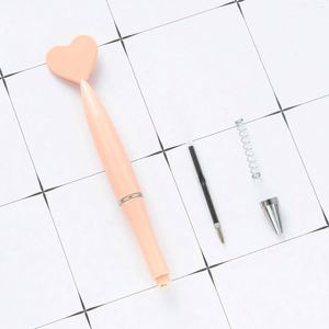 Stylos à bille en plastique durables personnalisés pour la Saint-Valentin, en forme de cœur, encre gel noire 1 mm, cadeau pour enfants, fournitures de bureau et scolaires, cadeau de fête - Product Image 4