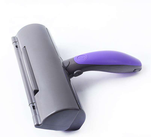 Rodillo Removedor de Pelo de Perro y Gato Reutilizable y Ecológico Hakuna <span class=keywords><strong>Matata</strong></span> con Luz LED y Limpieza Sónica, Color Morado - Product Image 4