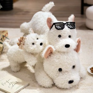 Peluche réaliste personnalisée de chiot <span class=keywords><strong>Terrier</strong></span> écossais Monroe, jouet en fausse fourrure, aspect naturel - Product Image 2