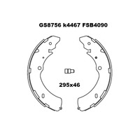 Plaquettes de frein 35021-37P00 FSB4090 K4467 GS8756 compatibles avec ISUZU D-MAX I (TFR, TFS) GREAT WALL HOVER H3