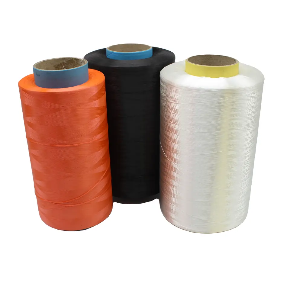 UHMWPE волокно для устойчивых к порезам перчаток покрытая пряжа UHmmw полиэтилен, uhmwpe волокна на заказ 32-45 г/д 0,97 г/м3 50D-600D