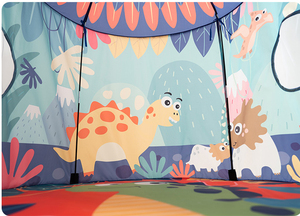 3D impreso dinosaurio niños tienda Pop Up Play Tent interior Playhouse princesa tienda <span class=keywords><strong>de</strong></span> campaña regalos niños juguetes <span class=keywords><strong>para</strong></span> 3 4 5 años <span class=keywords><strong>de</strong></span> edad niños <span class=keywords><strong>niñas</strong></span> - Product Image 6