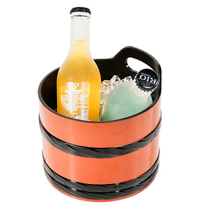 Cubetera de Estilo Japonés, Redonda, de Plástico, Diseño Oriental, Enfriador de Bebidas para Fiestas, Lujoso, Retro, Tamaño Pequeño - Product Image 5