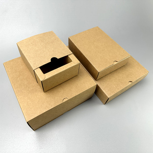 Ngăn Kéo Giấy Kraft Tùy Chỉnh Hộp Các Tông Hộp Bìa Cứng Màu Trắng Vàng Bạc Hộp Quà Tặng In LOGO - Product Image 2