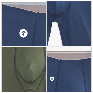 Sous-vêtements de sport pour hommes, respirants, mi-hauts, ajustés, évacuant l'humidité, rafraîchissants, flexibles, vêtements de sport actifs - Product Image 3