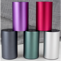 Diffuseur d'arômes portable pour la maison, en métal, aluminium de luxe, huile essentielle sans eau, diffuseur d'arômes pour voiture, flacon vide