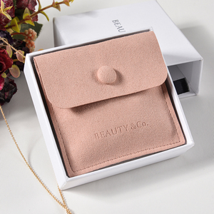 กระเป๋าใส่เครื่องประดับสีชมพูสำหรับต่างหู แหวน กำไล สร้อยคอ - Product Image 5