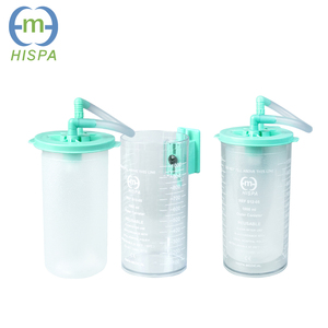 Kantong Drainase Tekanan Negatif Kelas I Medis Sekali Pakai 1000ml, Wadah Luar PC Hispa S11-0102 untuk Operasi Bedah - Product Image 3