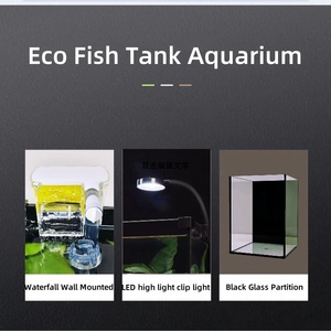 Wholesale Customised Light <strong>Fish</strong> Complete Kit Cute PC Glass <strong>Aquarium</strong> Tank with Accessories for <strong>Aquarium</strong> <strong>Beginners</strong> - Product Image 5