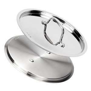 Sartén <span class=keywords><strong>de</strong></span> Inducción <span class=keywords><strong>de</strong></span> Lujo Más Vendida, Sartén <span class=keywords><strong>de</strong></span> <span class=keywords><strong>Acero</strong></span> <span class=keywords><strong>Inoxidable</strong></span> <span class=keywords><strong>de</strong></span> 3 Capas con Diseño Martillado, Apta para Horno, Mango <span class=keywords><strong>de</strong></span> Metal - Product Image 6