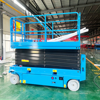 Mini-élévateur à ciseaux électrique automoteur sur chenilles 20ft 25ft 250KG pour bâtiments étroits