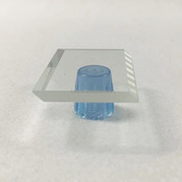 Couvercle en verre décoratif tactile personnalisé trou de perçage feuille de verre panneau en verre trempé à la chaux sodée avec trou