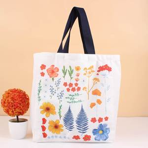 Personalized Sublimation Printed Cotton Shoulder <b>Bag</b> Fashion Simple Single Shoulder Crossbody Cotton <b>Tote</b> <b>Bag</b> <b>Canvas</b> <b>Bag</b> - Product Image 1