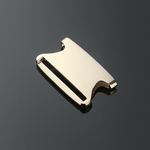 Hebilla de Liberación Lateral de Aleación de Zinc Plateada para Bolsos, Hebillas Metálicas Duraderas - Product Image 2