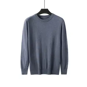 8 colori inverno ultimi maglioni disegni maglione da uomo in Cashmere marino Pullover in lana girocollo maglione fondo sottile giovanile