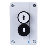 Interrupteur à bouton-poussoir en plastique, boîtier de commande d'action, configuration 1NO1NC pour machines industrielles