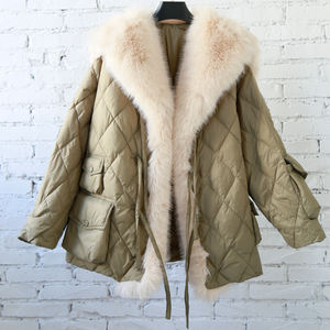 Piumini e giacche popolari alla moda in <span class=keywords><strong>pelliccia</strong></span> sintetica a maniche lunghe da donna - Product Image 4