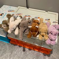 Coussin en peluche pour enfants Jelly Catt, motifs singe, éléphant, lapin, panda, super doux, idéal pour la literie, cadeau de vacances