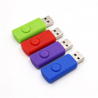 Clé USB en plastique colorée très vendue, clé USB 2.0 et 3.0, disque de stockage pour la vente au détail