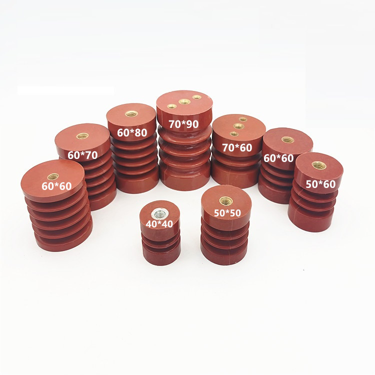 12kv HV Insulators High Voltage Post Insulator Composite Epoxy Resin 65x140mm