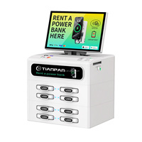 Batterie externe partagée empilable à 8 emplacements, sortie 60W, charge rapide, design portable, charge ultra-rapide