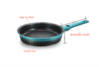 Casserole en aluminium antiadhésive avec revêtement en marbre durable et protection en silicone, ustensiles de cuisine directement du fabricant