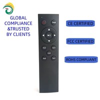 Control Remoto Universal Inalámbrico BT 2.4GHz Personalizable de 12 Teclas con Código Variable para Android Box, Proyector, Chimenea Eléctrica