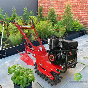 Machine agricole à chenilles. Toute la machine adopte une structure à double cœur avec une piste métallique et une transmission par engrenages à chaîne, avec - Product Image 5