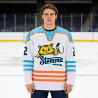 Conjunto de Jersey de Hockey sobre Hielo Reversible Hecho a Medida de Poliéster Ropa Deportiva para Adultos con Nombre del Equipo Impreso