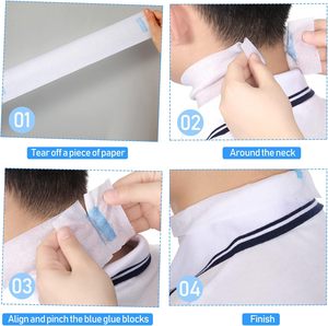 Mejor Oferta: Rollos de Papel Desechables Impermeables para Cuello de Salón, Tiras de Papel con Volantes para Cuello para Barbería - Product Image 3