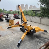 Grue araignée robuste de 3, 5, 8 et 10 tonnes avec flèche articulée, grue araignée portable de levage