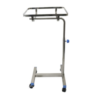 병원 가구 외과 수술실 기기 의료 카트 사각 테이블 스테인레스 스틸 Mayo 트레이 트롤리 4 륜 - Product Image 2