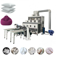 Ligne de remplissage textile entièrement automatique personnalisable pour oreillers, couettes et sacs de couchage, machine de remplissage de 100 à 2000 g