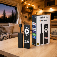 Pour GD1 Android 14 Amlogic S905Y4 Quad 64-bit Cortex-A35 2 Go de RAM 16 Go Wi-Fi 2.4G/5GHz pour clé TV certifiée 1 an