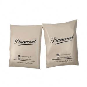 Logo Poly Mailers Express <b>Plastic</b> Delivery Shipping <b>Bag</b> Waterproof Eco-Friendly Compostable Printed Beige Envelope Mailing <b>Bag</b> - Product Image 2
