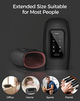 Neue I-Touch Lcd visuelle Bedienung Wärme-und Luft kompression Shiatsu Wireless Electric Body Hand massage gerät Andere Massage geräte