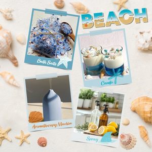 Meilleures ventes : Ensemble <span class=keywords><strong>de</strong></span> 6 huiles parfumées écologiques pour la plage, pour la fabrication <span class=keywords><strong>de</strong></span> bougies, longue durée, parfum intense chaud/froid, pour bougies en cire <span class=keywords><strong>de</strong></span> soja et paraffine, idéal comme cadeau - Product Image 6