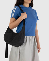 Maßgefertigte Modische Umweltfreundliche Wasserdichte Reise-Nylon Unisex Hobo Brusttasche Crossbody Schultertasche Halbmond-Form Leichtgewicht