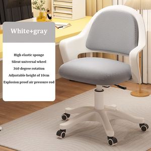 เก้าอี้เฟอร์นิเจอร์สำนักงานหมุนได้เองสีดำเก้าอี้ผู้บริหารผ้าตาข่ายที่ทันสมัยสะดวกสบายสำหรับคอมพิวเตอร์เก้าอี้ผู้บริหาร - Product Image 6