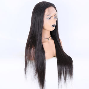 شعبية على استعداد للسفينة البرازيلي شعر بشري أصلي خصلات الشعر المستعار الكامل الدانتيل مع الحرير preplucked شعري الحرير أعلى شعر مستعار دانتيل كامل للنساء - Product Image 5